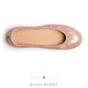 *Blush* Patent Tieks nude size 9
